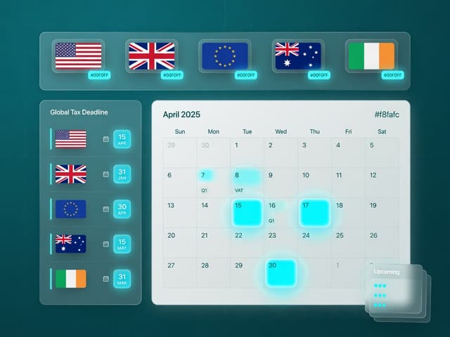 Global tax calendar deadlines